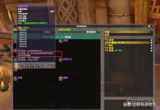 魔兽世界怀旧服T0.5套装受盗贼追捧,暗幕真的是下阶段BIS吗?-图片2