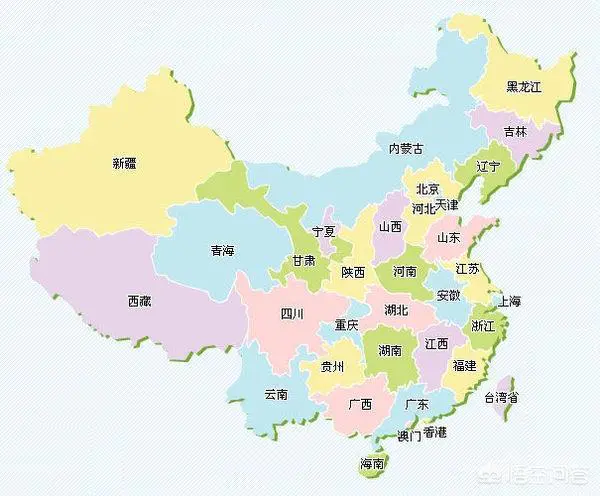 中国34个省级行政区名称,位置,省会和简称?