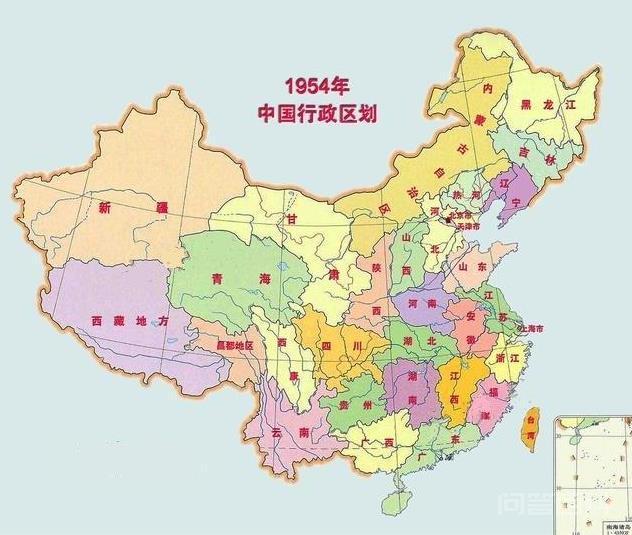 新中国的行政区划地图演变:你最喜欢哪个时代的区划地图-图片2