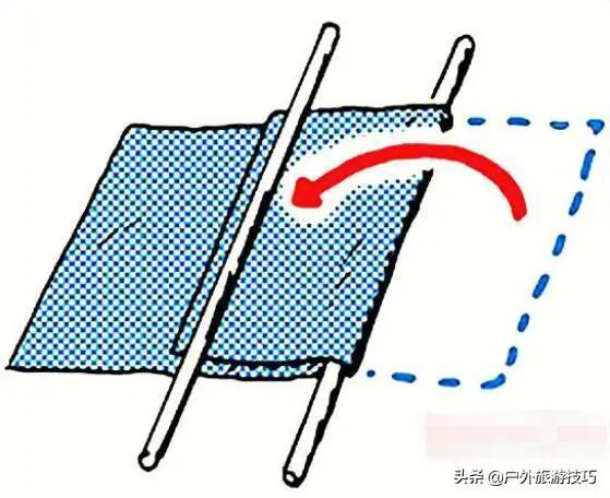 野外生存技能:户外遇到队友受伤如何快速制作一个担架?5种方法-图片6
