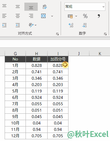 在Excel里怎样给数据添加%?教你3种方法,1秒搞定-图片4