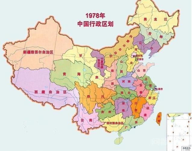 新中国的行政区划地图演变:你最喜欢哪个时代的区划地图-图片4