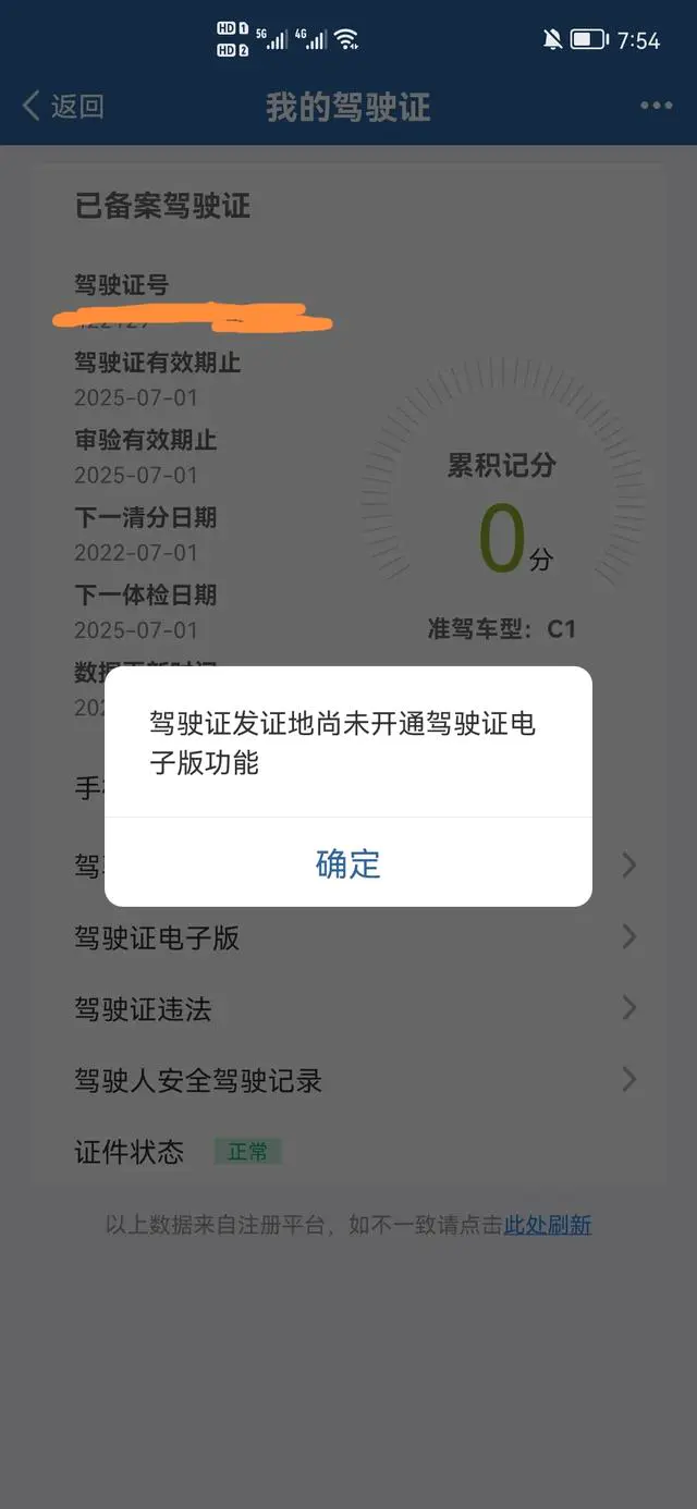 目前的交管12123里的电子驾照是否有用?-图片1