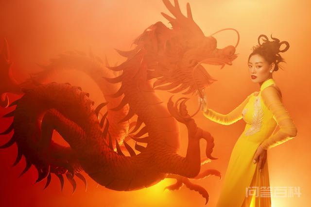 越南环球小姐穿奥黛、与龙共舞,向全世界彰显古代大南帝国的风采-图片4