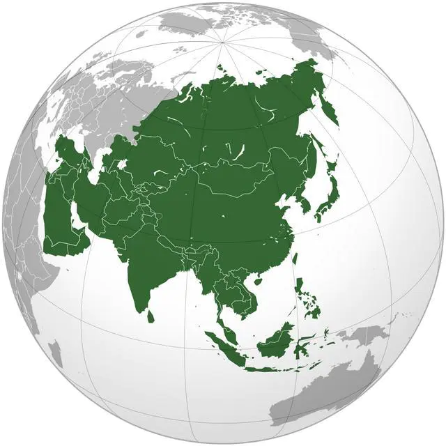 亚洲由哪些国家组成?面积是多少?