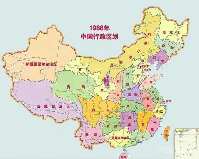 新中国的行政区划地图演变:你最喜欢哪个时代的区划地图-图片5