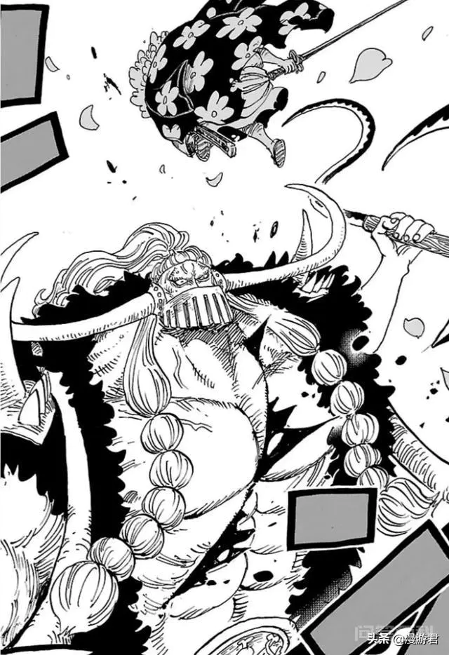 《海贼王》948漫画中,作为最强横杠力士的河童河松,他的剑术有多强?-图片4