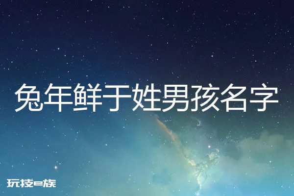 2023兔年姓鲜于男孩名字大全