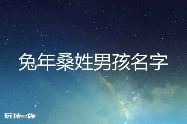 2023兔年姓桑男孩名字大全