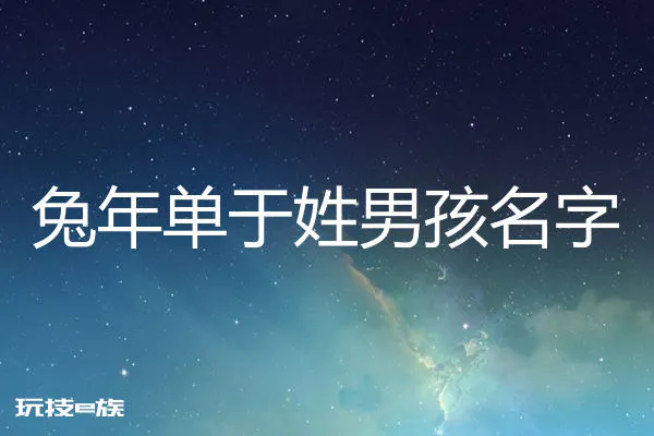 2023兔年姓单于男孩名字大全