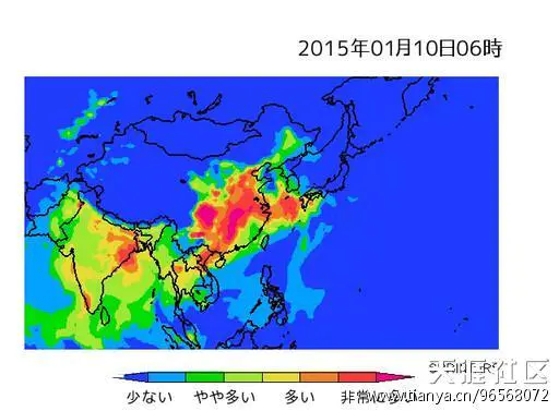 2015.1.4至1.10全国雾霾预报-图片1