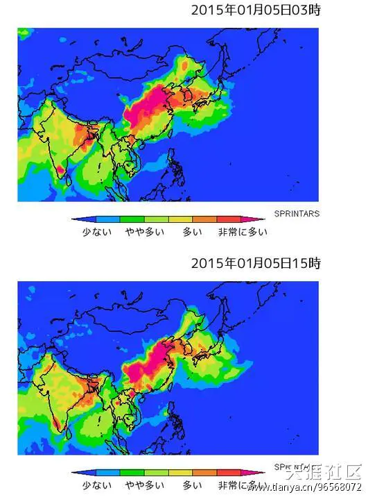 2015.1.4至1.10全国雾霾预报-图片3