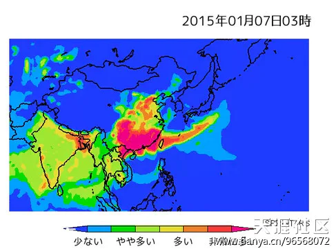 2015.1.4至1.10全国雾霾预报-图片5