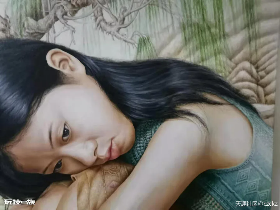 吴俊文:柳岸伊人侧目望 落日烟霞伴谁回-图片6