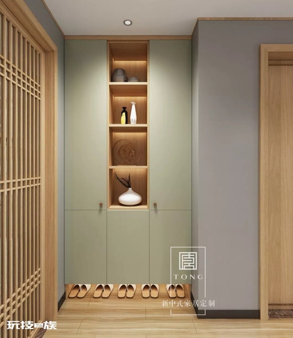 新中式+抹茶绿,打造148m²东方美雅致空间-图片6