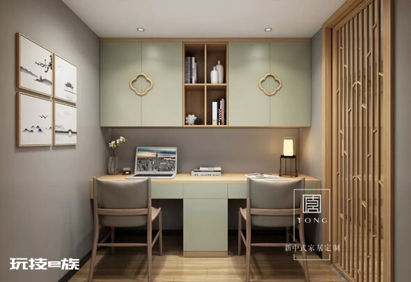 新中式+抹茶绿,打造148m²东方美雅致空间-图片10