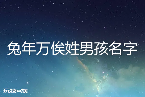 2023兔年姓万俟男孩名字大全