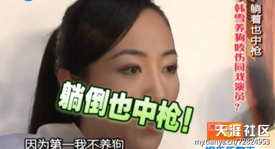 躺着也中枪 韩雪养狗咬伤同戏演员-图片2