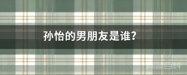 孙怡的男朋友是谁?-图片1