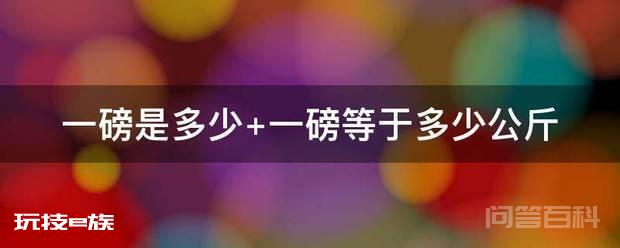 一磅是多少 一磅等于多少公斤
