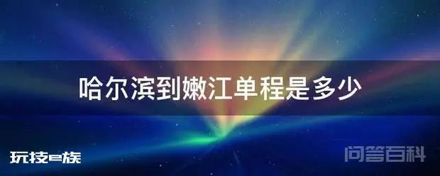 哈尔滨到嫩江单程是多少