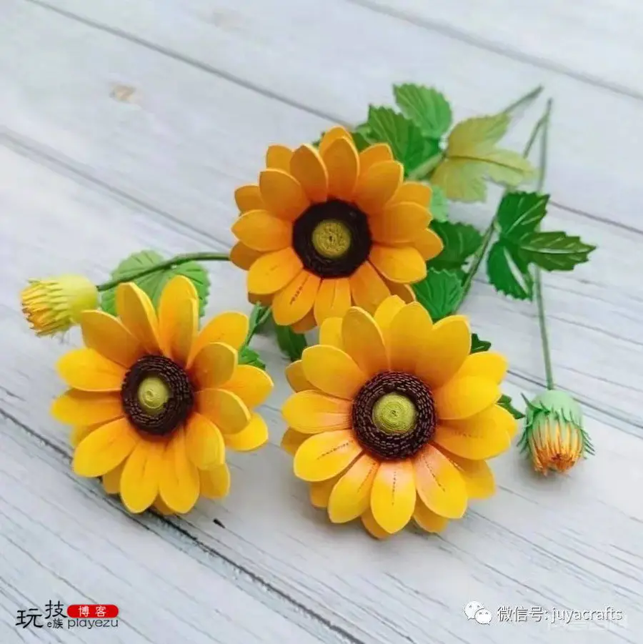 【作品专辑】读者杨嘉茵(风铃草)的衍纸作品集4-图片1