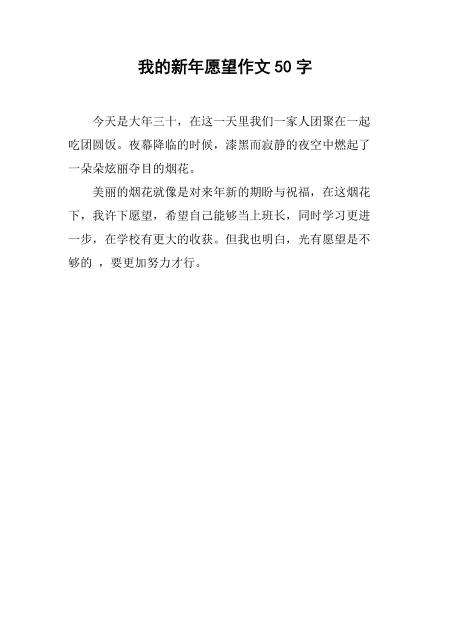 我的新年愿望200字英语日记-图片6
