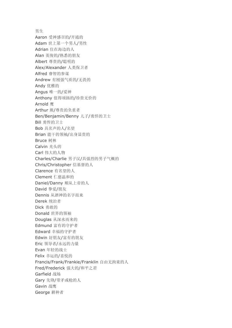卡通英文名字大全可爱 63个-图片4