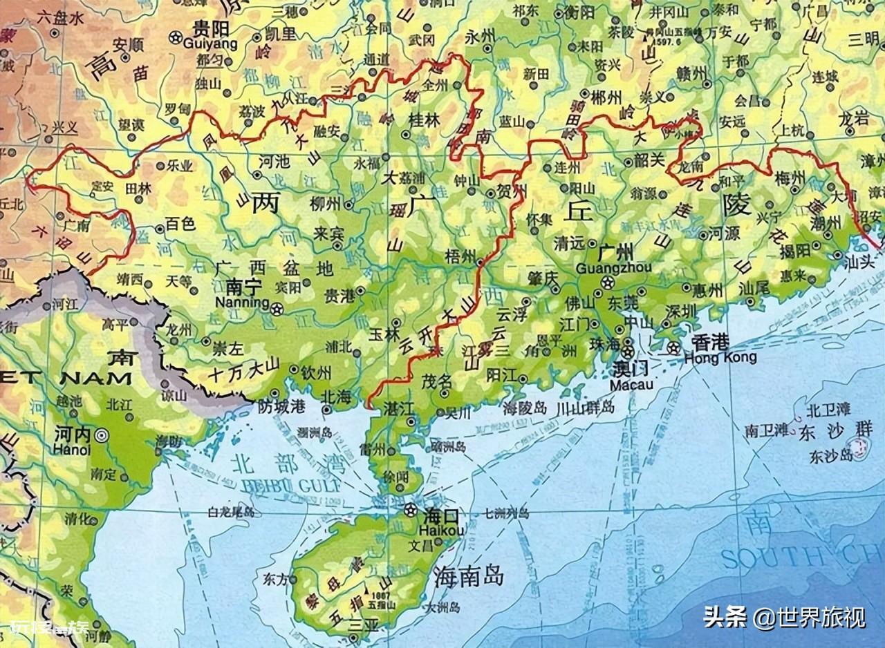 华南是指哪几个省份(我国华南地区5省区历史上原来是一家)-图片2