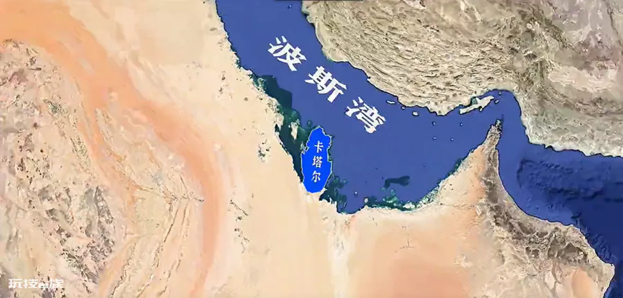 卡塔尔在哪里(世界地图卡塔尔在地球上是什么位置)-图片1