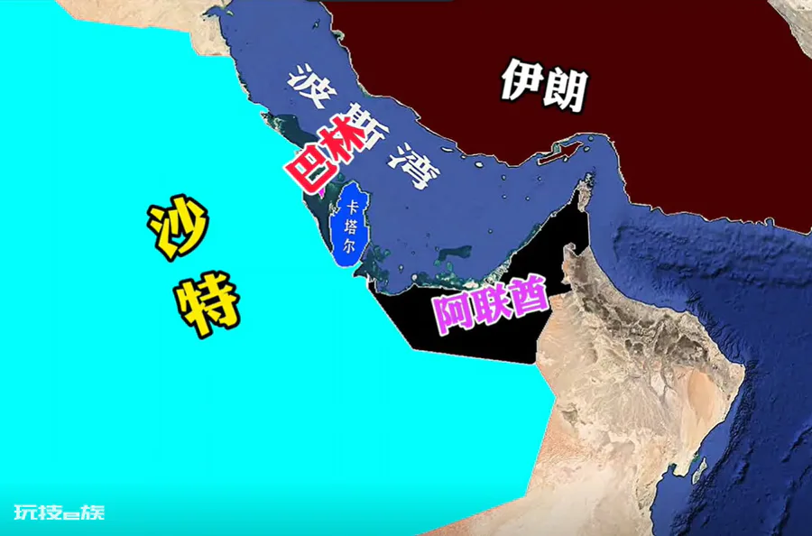 卡塔尔在哪里(世界地图卡塔尔在地球上是什么位置)-图片3