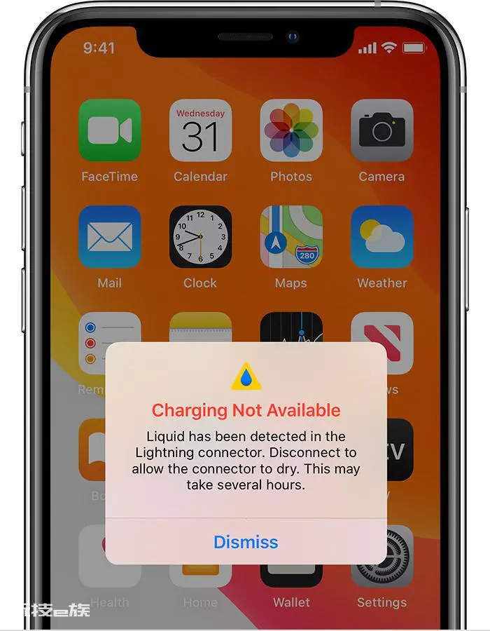 iphone检测到液体无法充电(闪电接口检测到液体解决)-图片1