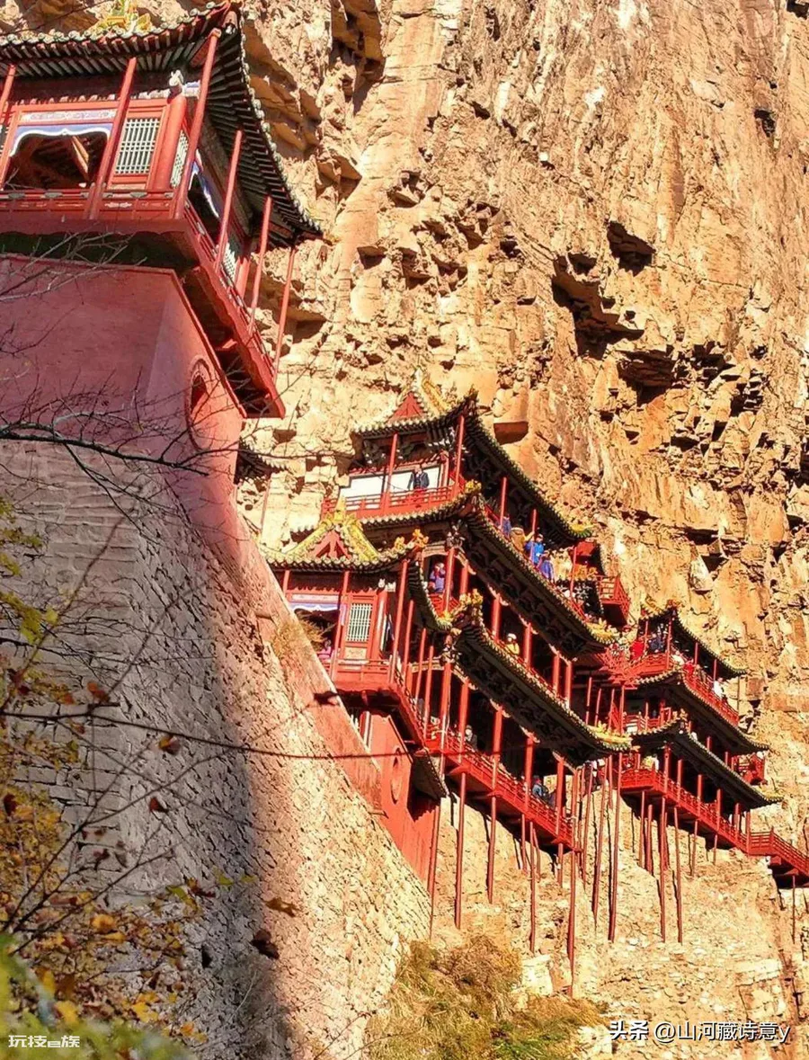 山西恒山悬空寺简介(悬空寺为何要建在悬崖峭壁之上)-图片3
