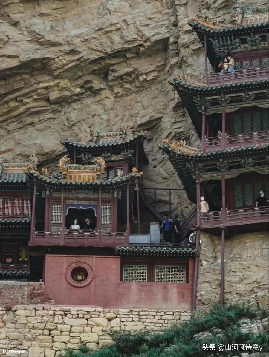 山西恒山悬空寺简介(悬空寺为何要建在悬崖峭壁之上)-图片6