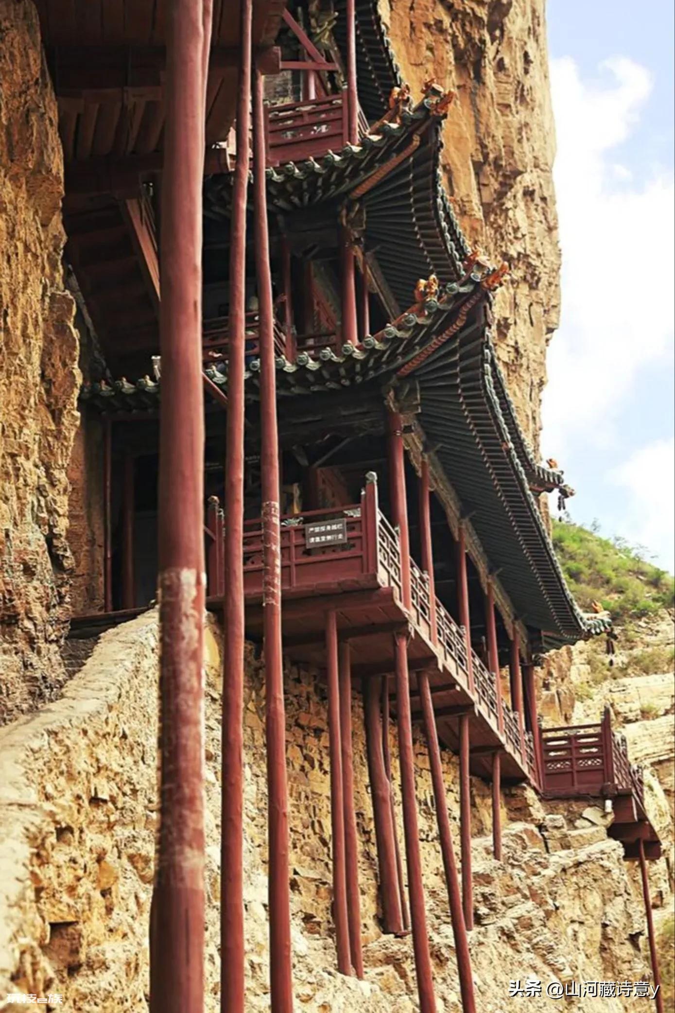 山西恒山悬空寺简介(悬空寺为何要建在悬崖峭壁之上)-图片7