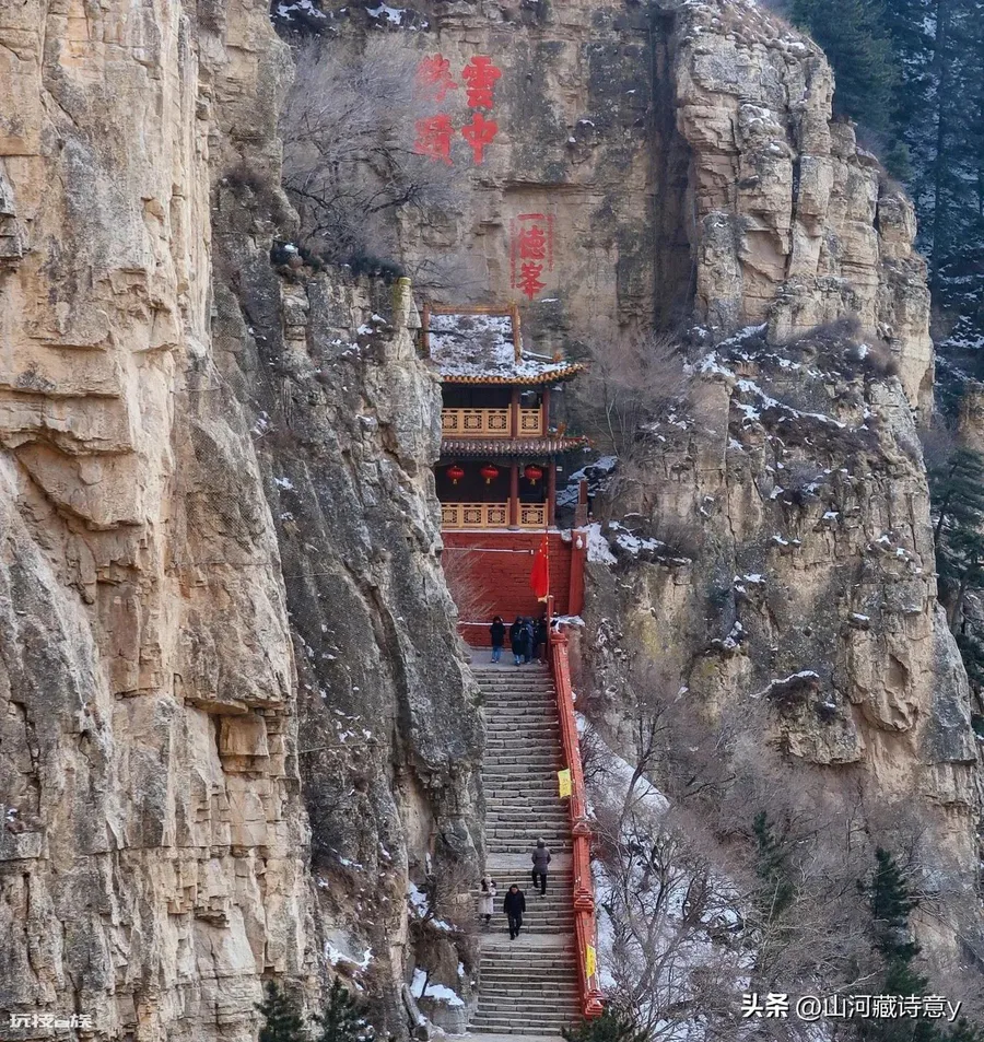 山西恒山悬空寺简介(悬空寺为何要建在悬崖峭壁之上)-图片9