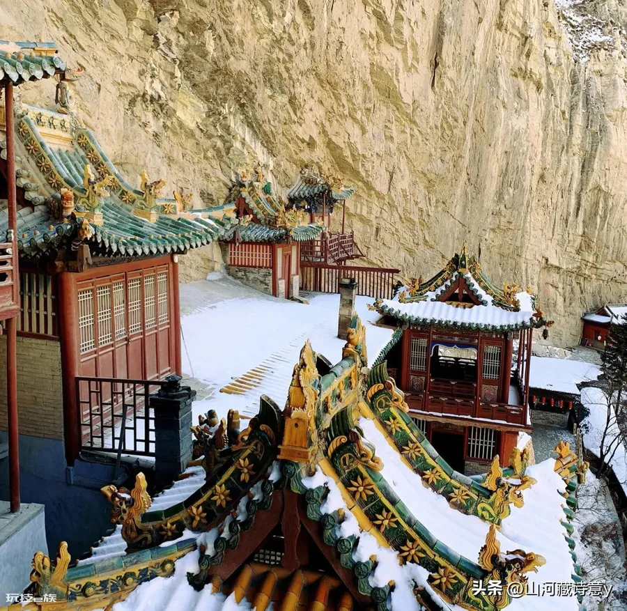 山西恒山悬空寺简介(悬空寺为何要建在悬崖峭壁之上)-图片10